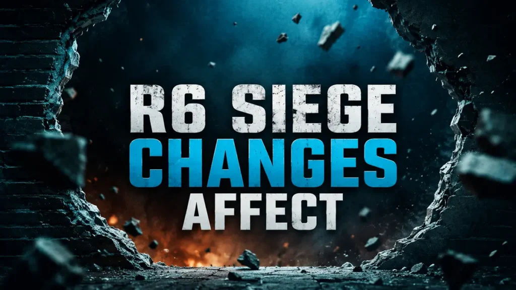 R6 Siege Changes Affect